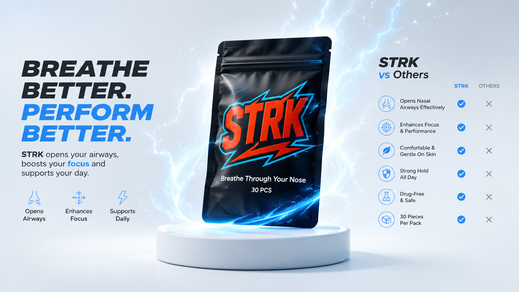 STRK Strips | Easier Breathing