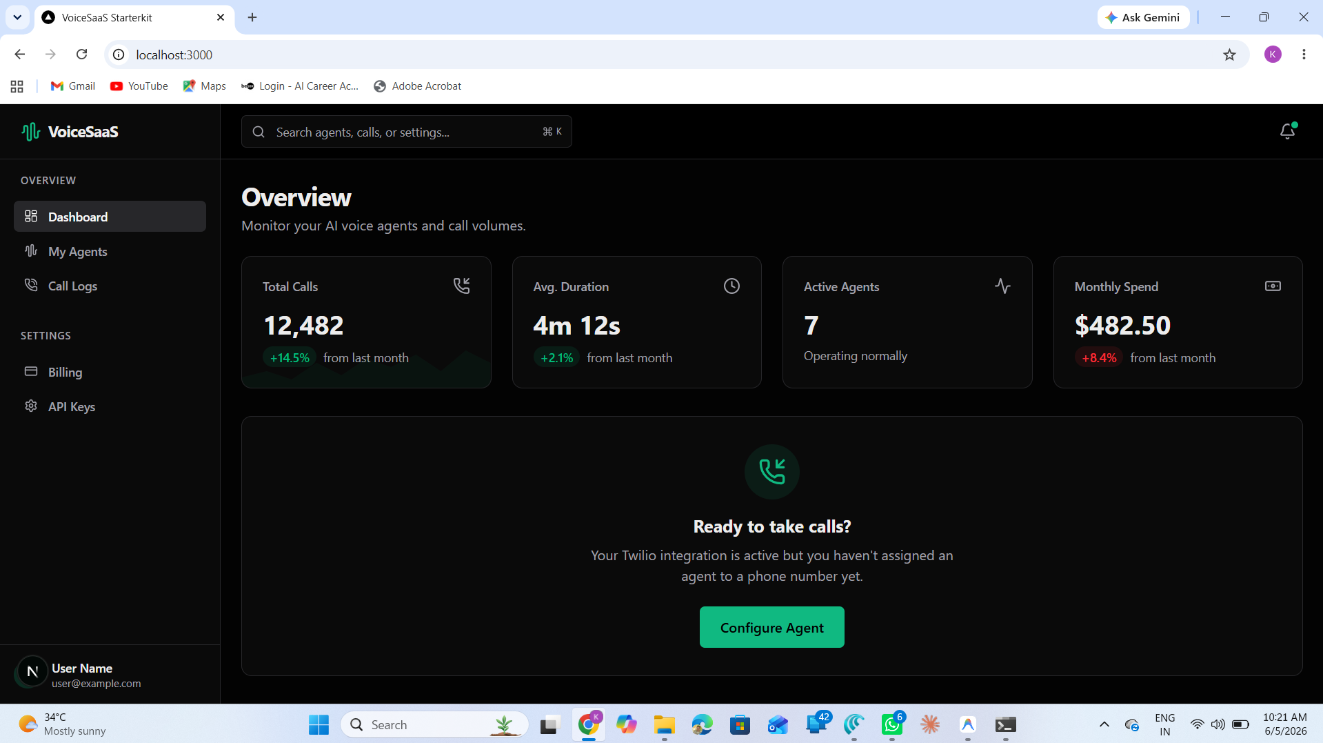 VoiceSaaS Pro | Next.js 15 AI Voice Boilerplate