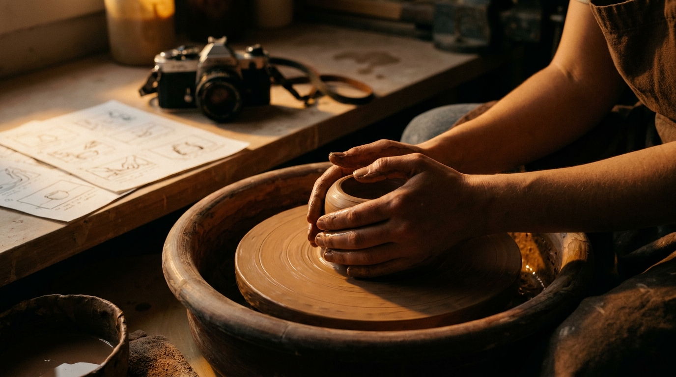 Centering Clay on the Wheel