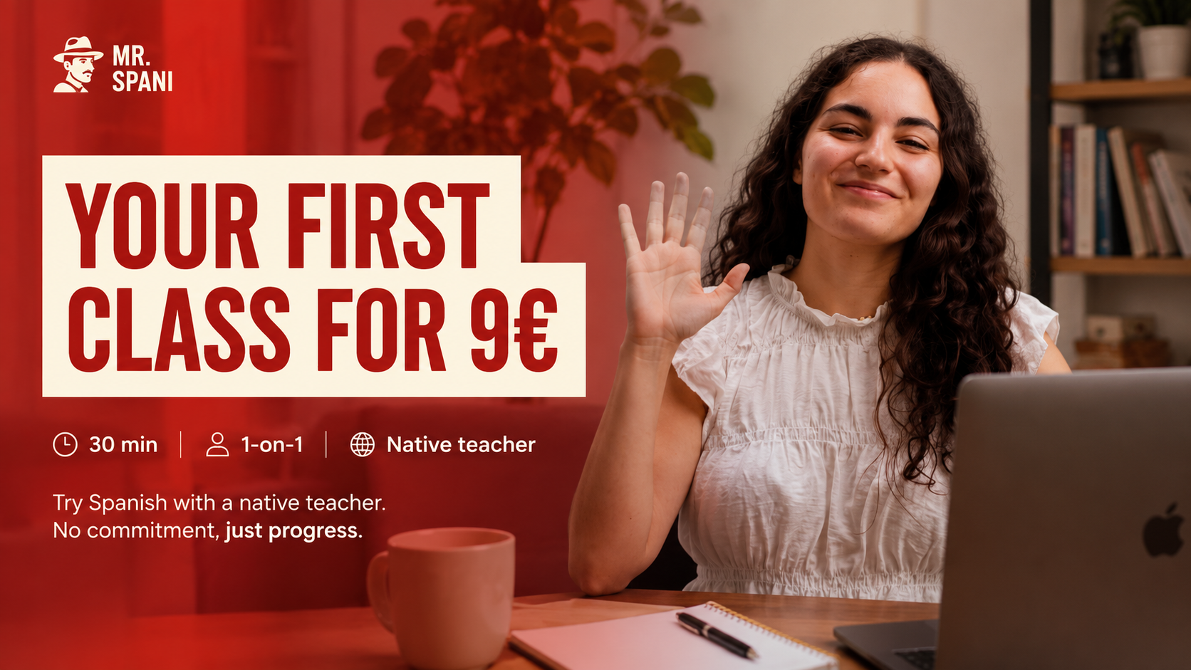 Trial 1-on-1 session with a native (30 minutes)