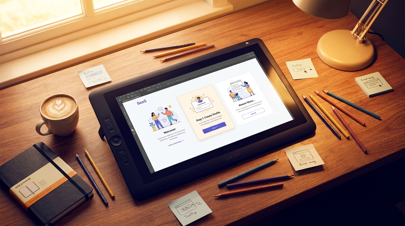 Illustration for SaaS Microcopy