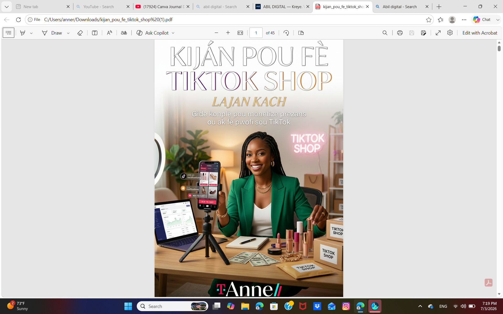 kijan pou fe lajan ak tiktok shop an 2026 la