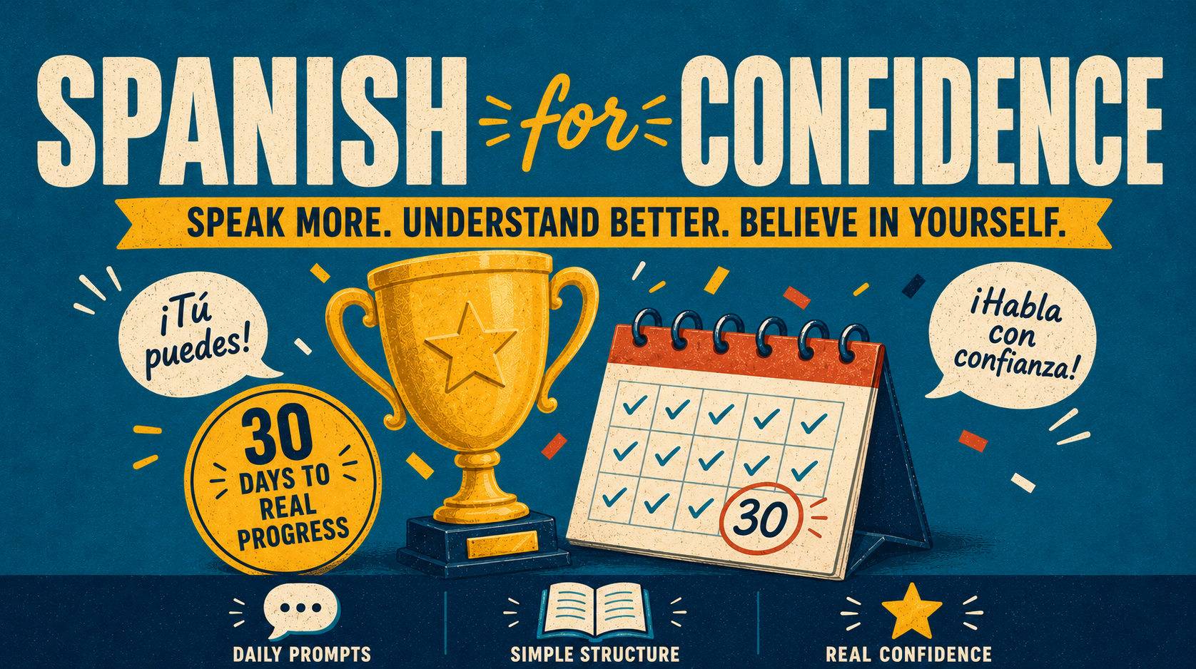 Ebook 30-Day Spanish Confidence Challenge