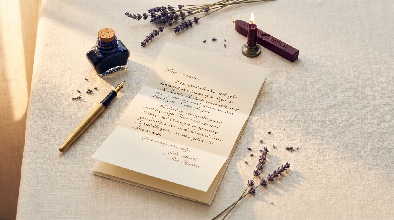 The Letter Each Month
