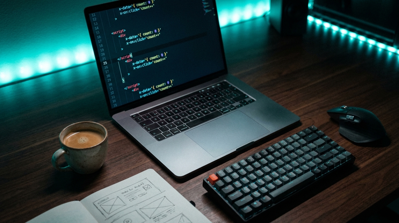 Alpine.js x-data Store Patterns Masterclass