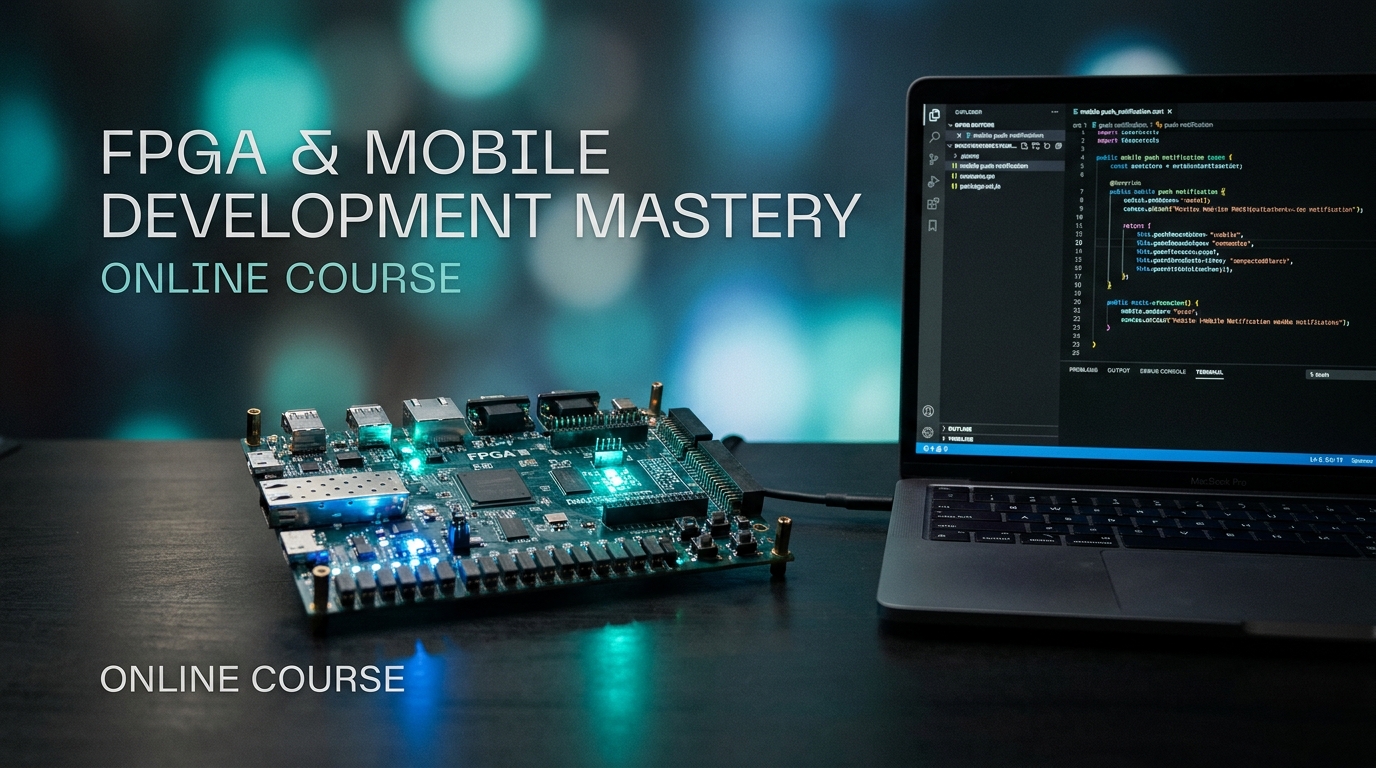 VHDL FPGA & Ionic Push Notifications Masterclass