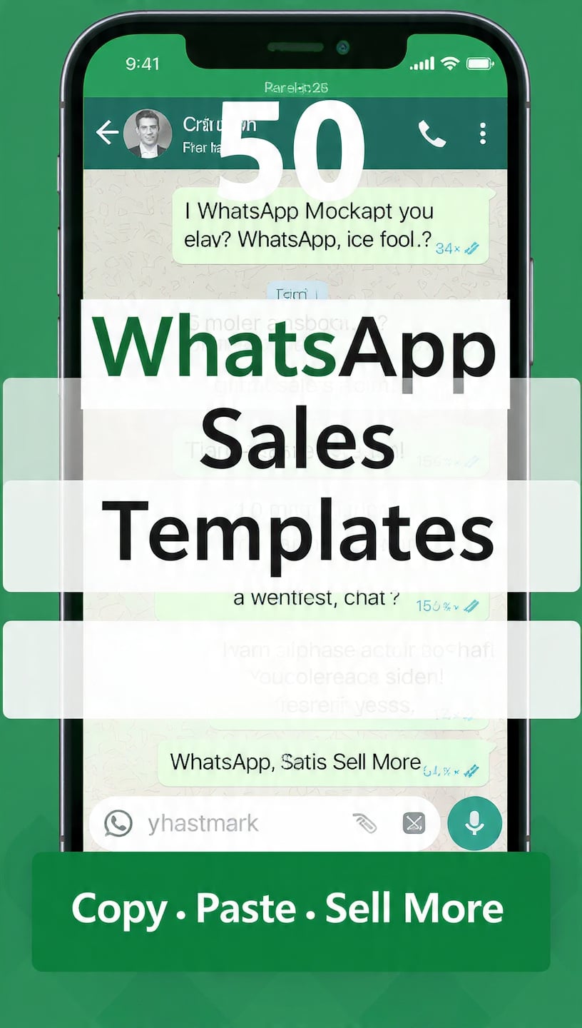 50 WhatsApp Sales Templates Pack