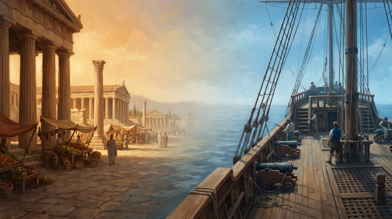 War & Waves: From Athens to the Armada