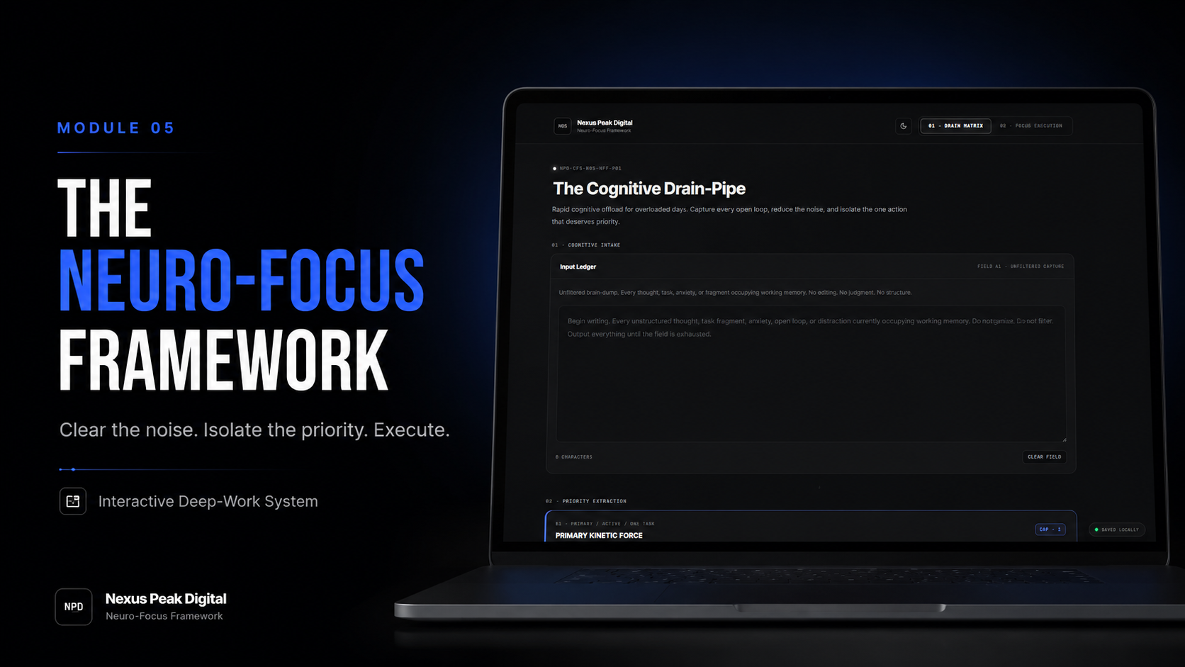 Module 05 — Neuro-Focus Framework