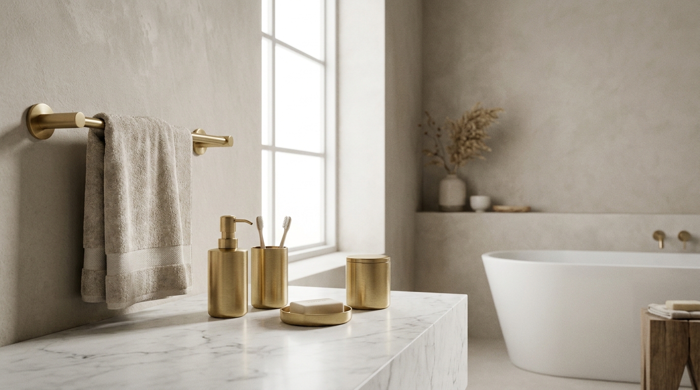 Premium Bathroom Accessory Set