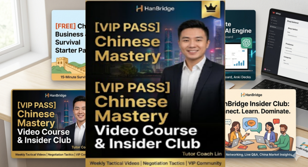 [VIP PASS] Chinese Mastery Video Course & Insider Club