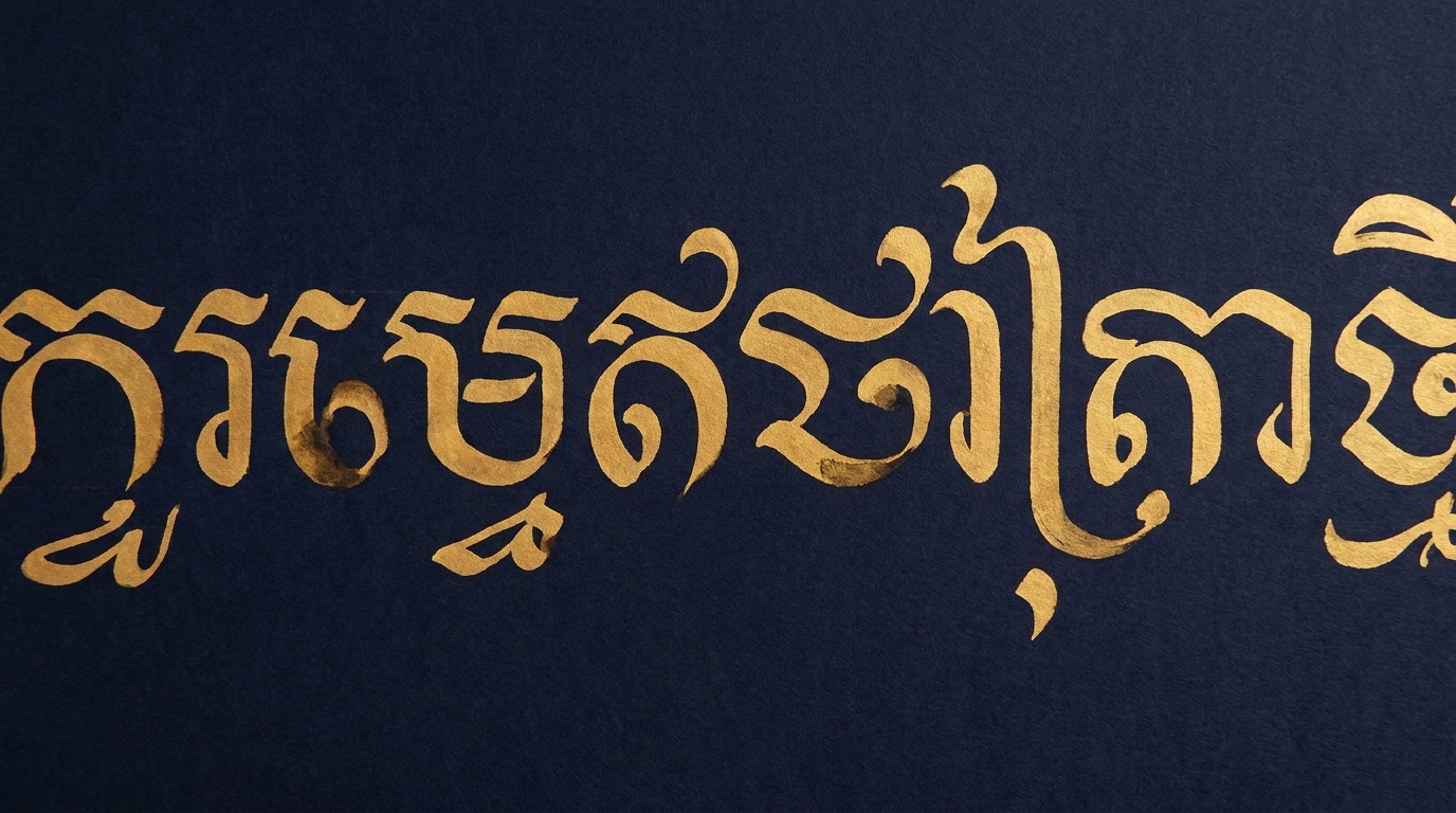 Khmer Consonant Clusters Reading Drills