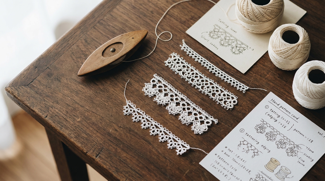 Tatting Lace Edging — Complete Beginner Bootcamp