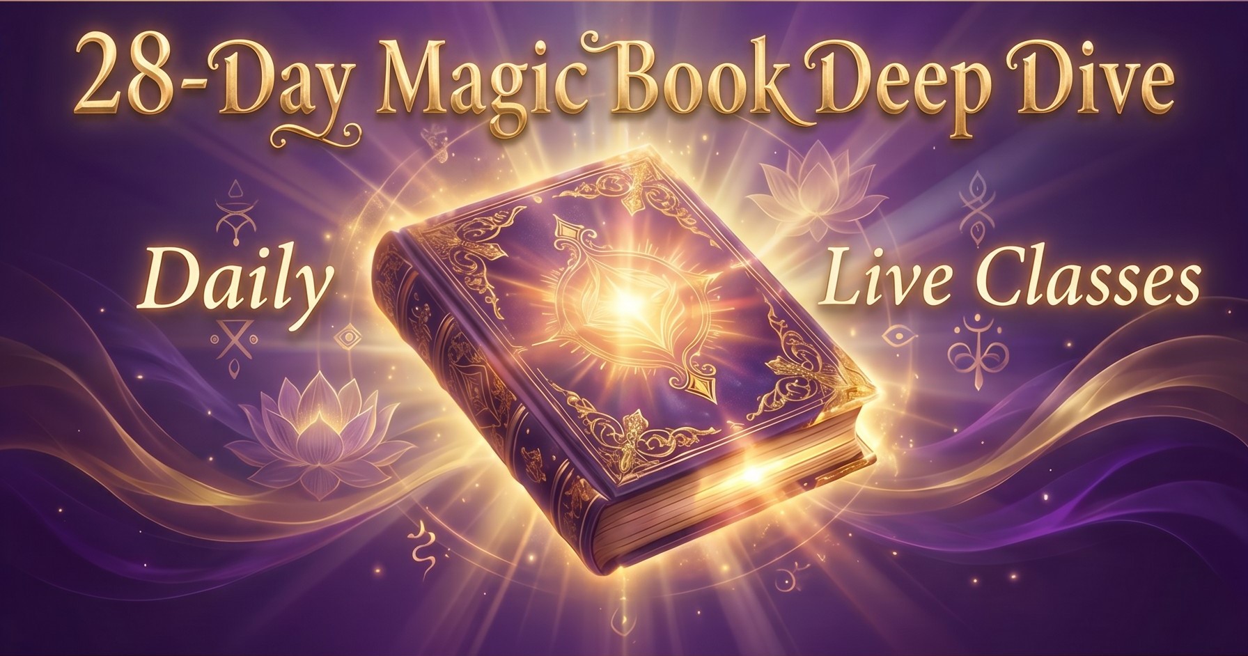 28-Day Magic Book Deep Dive - Daily Live Classes