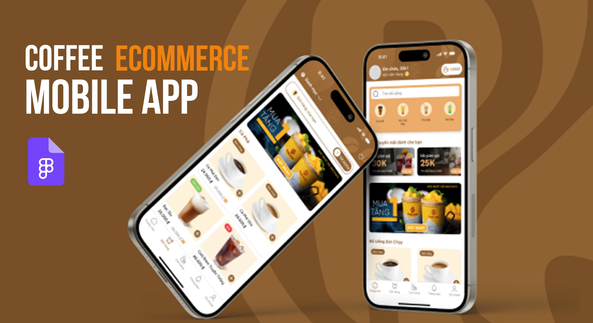 Coffee Ecommerce Mobile UI - Figma File Pack