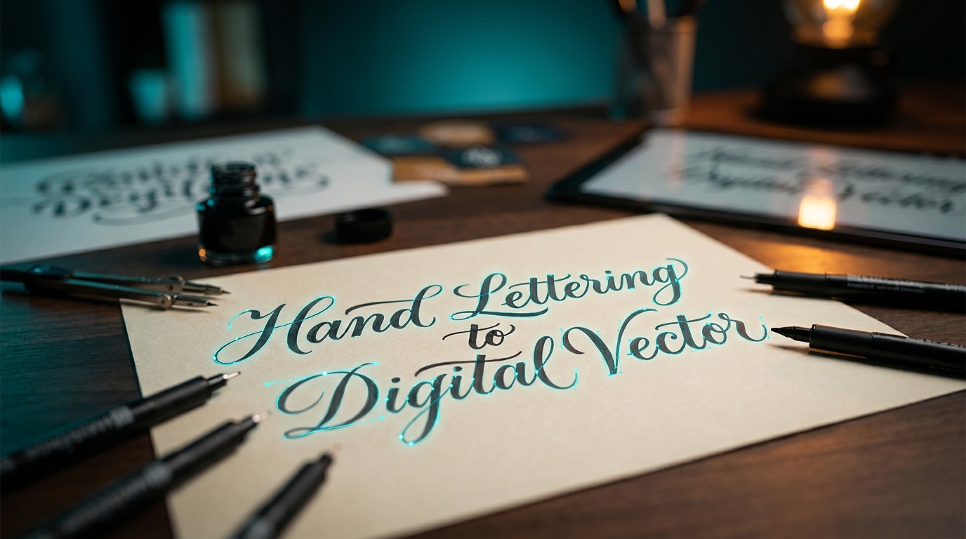 Hand Lettering to Digital Vector Mastery
