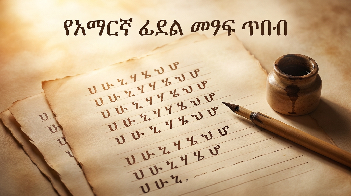 Amharic Fidel Mastery Course