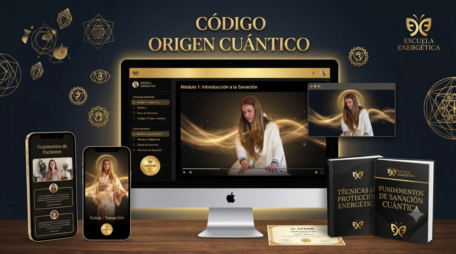 Maestría en Sanación y Terapeuta Cuántico & Origen Cuántico