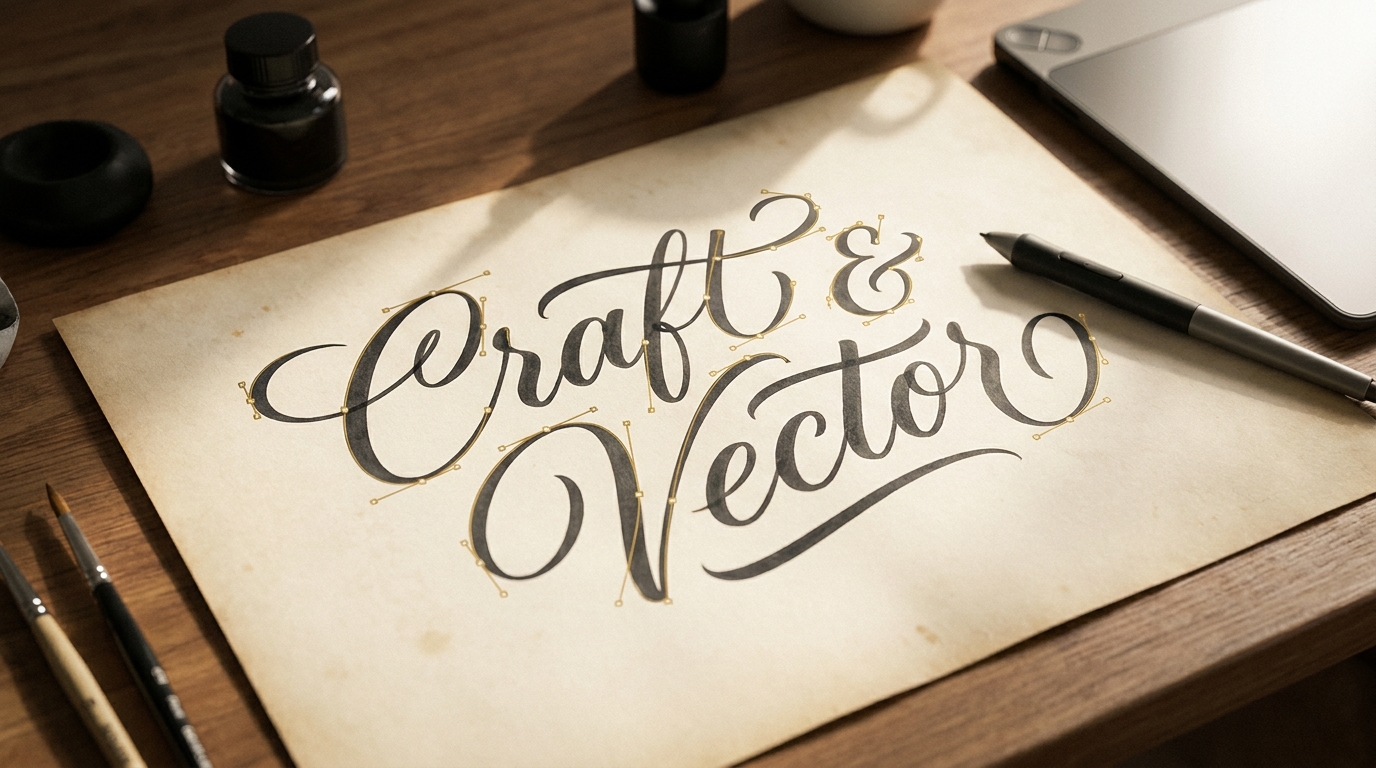 Hand Lettering to Vector Mastery
