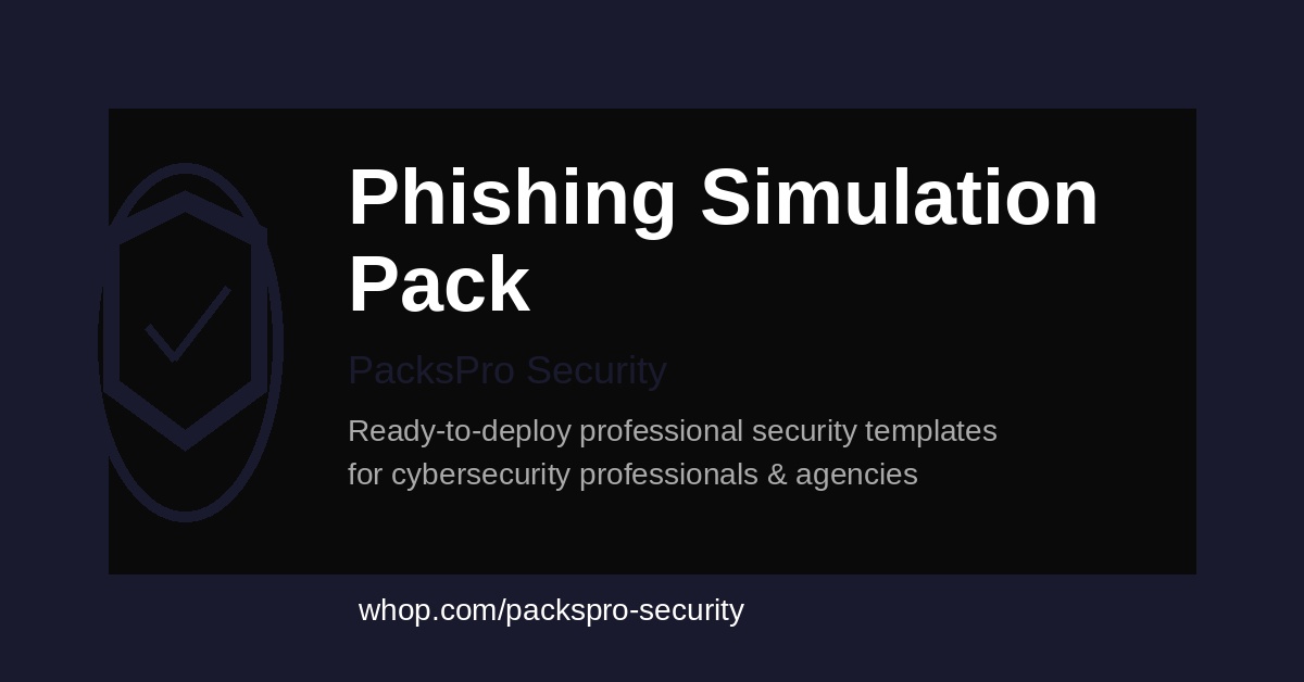 Phishing Simulation Pack