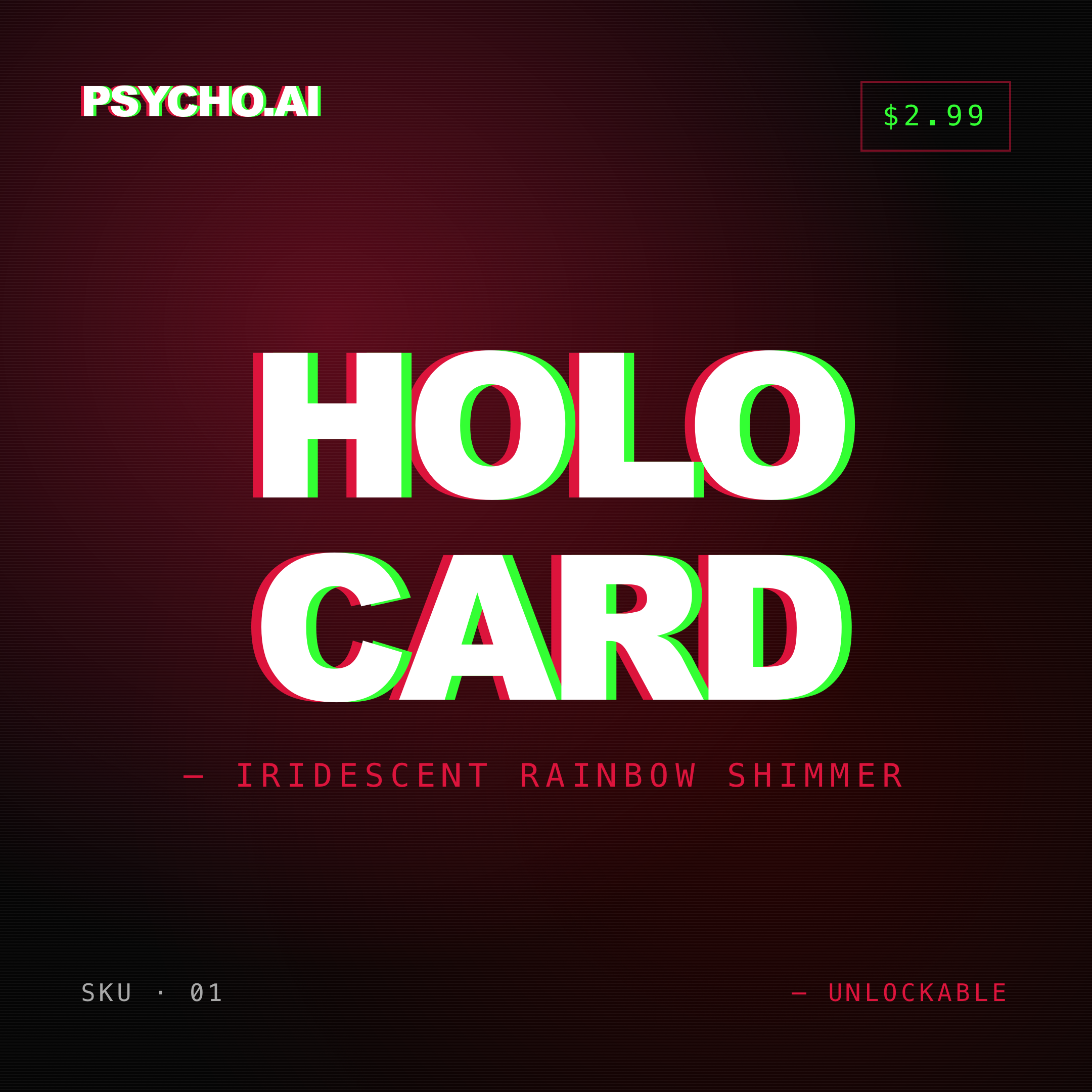 Psycho.AI — Holo Card