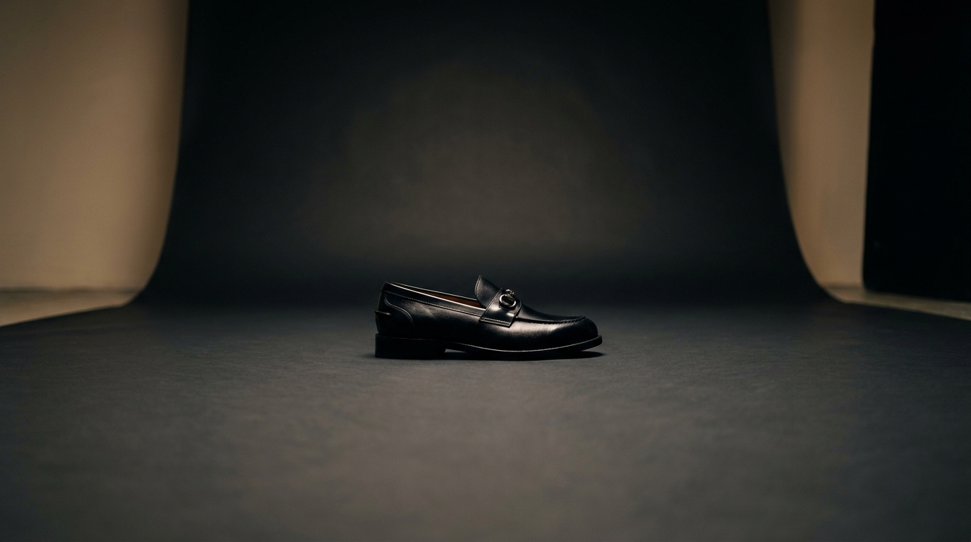 "J.M." Penny Loafers — Noir Black