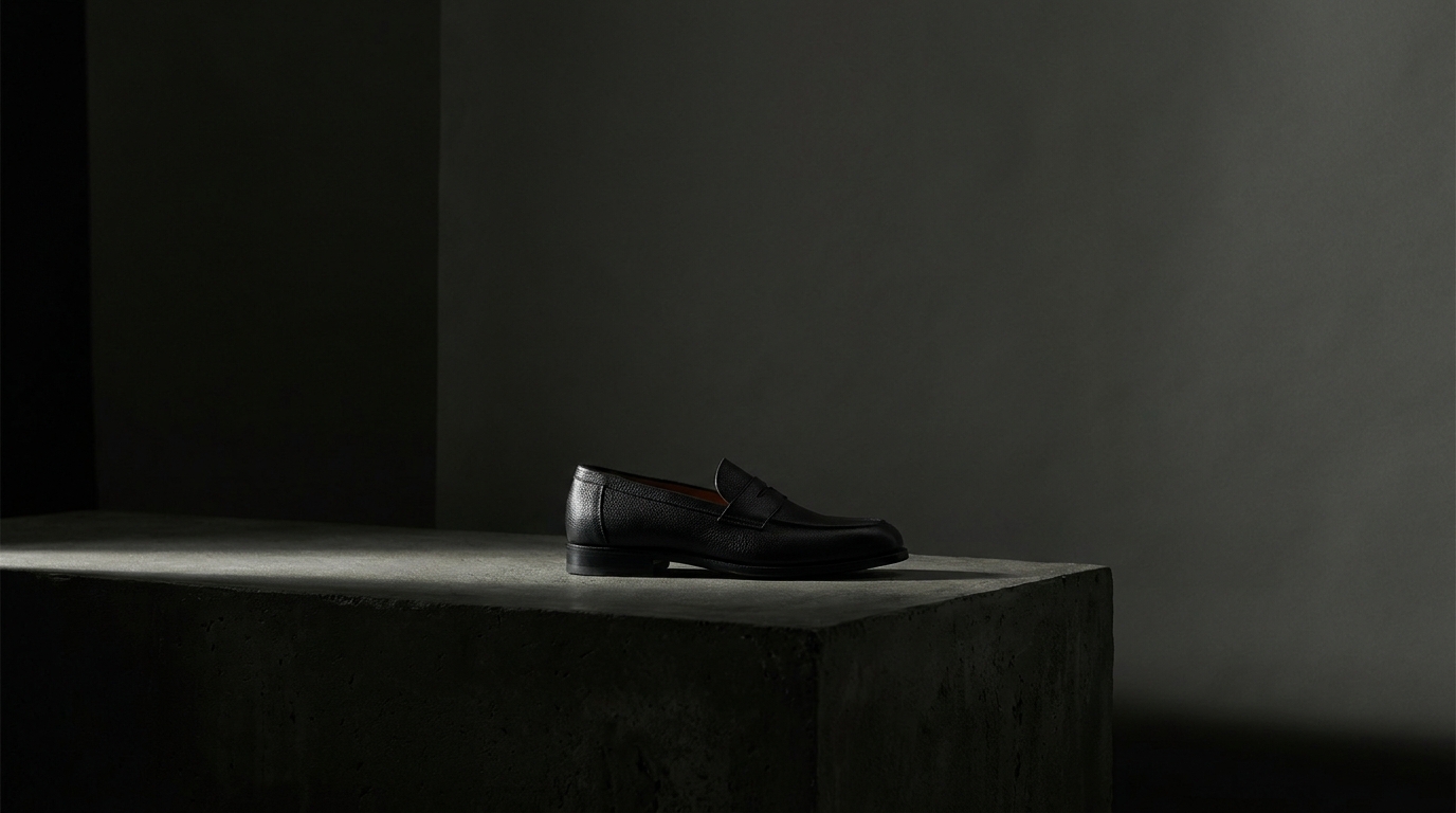 La Vache Noir Penny Loafers