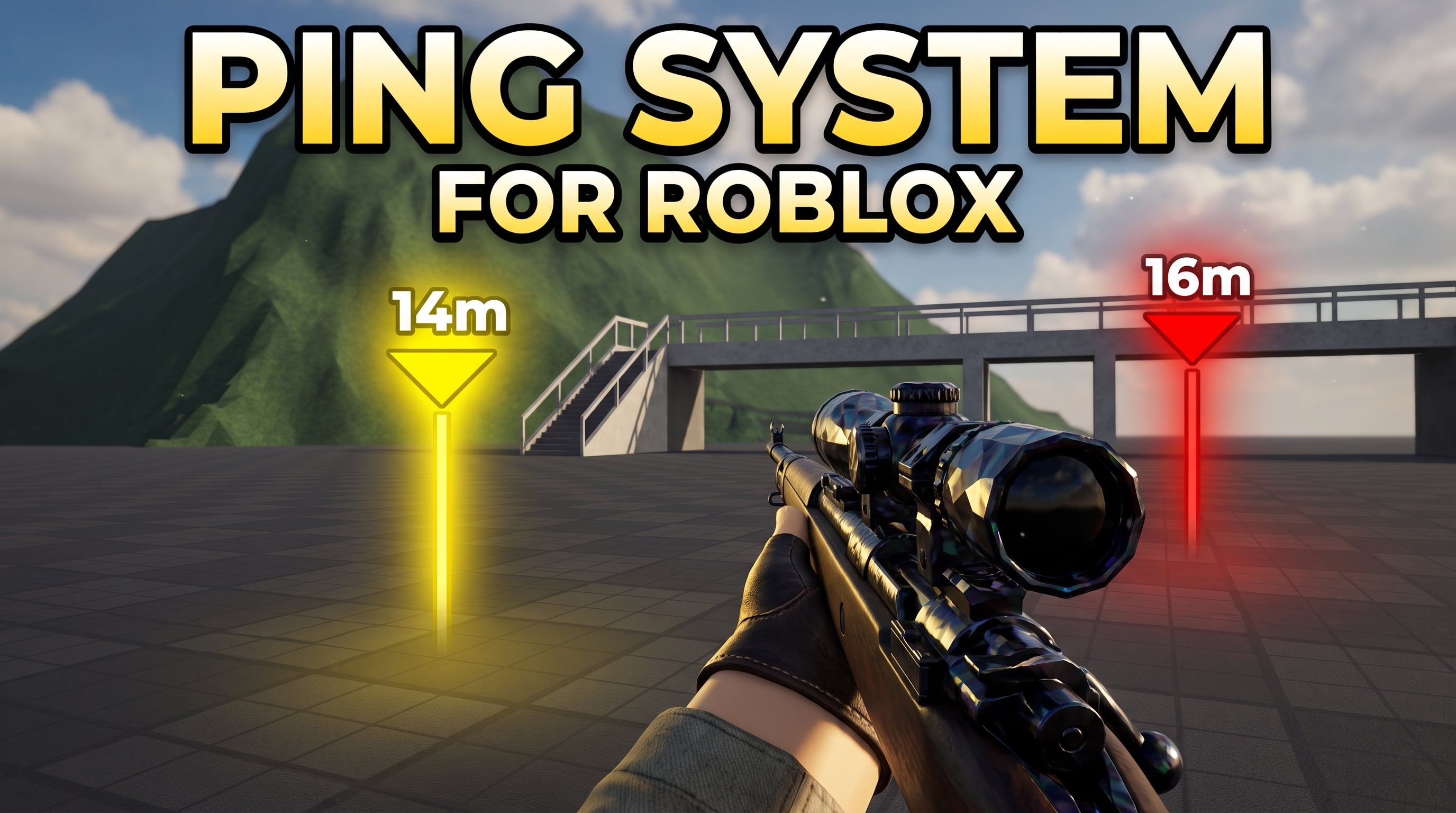 Advanced Tactical Ping + Compass System for Roblox