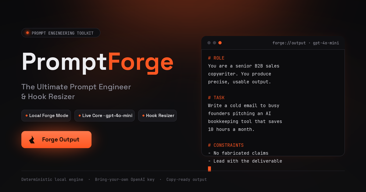 Prompt Forge Pro