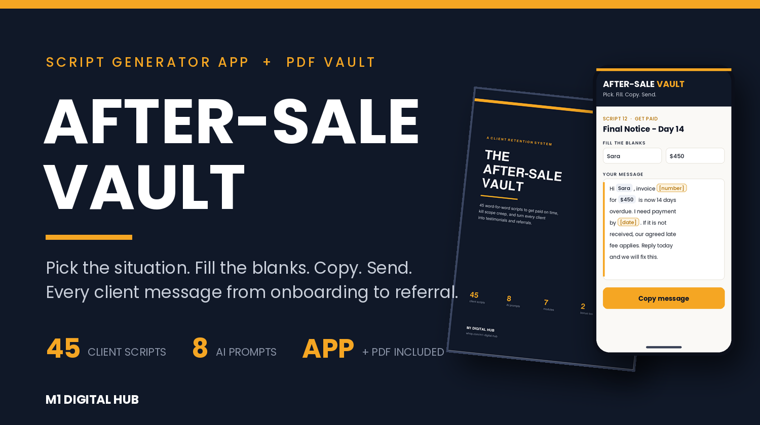After Sale Vault