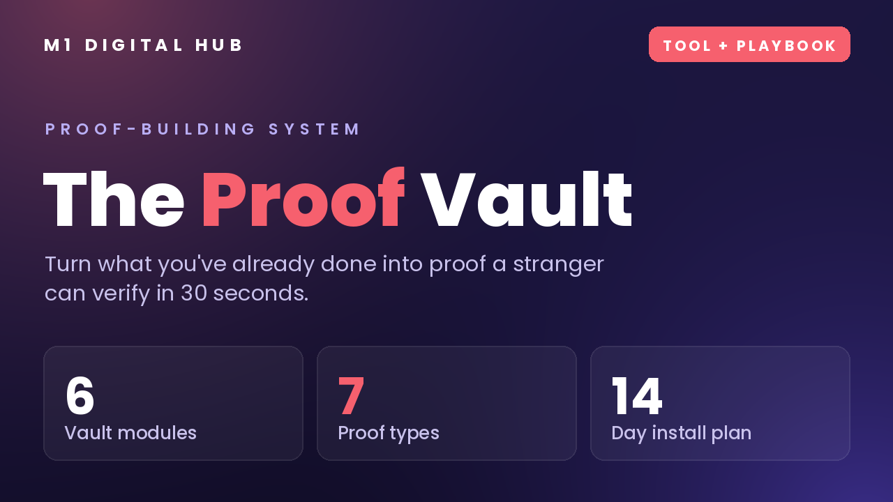 The Proof Vault