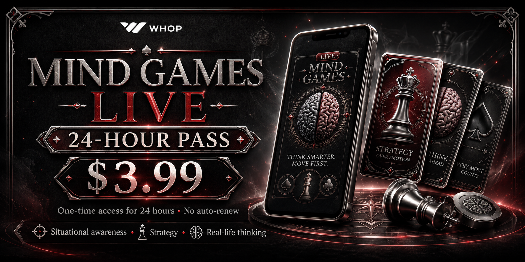 Mind Games LIVE — 24-Hour Pass