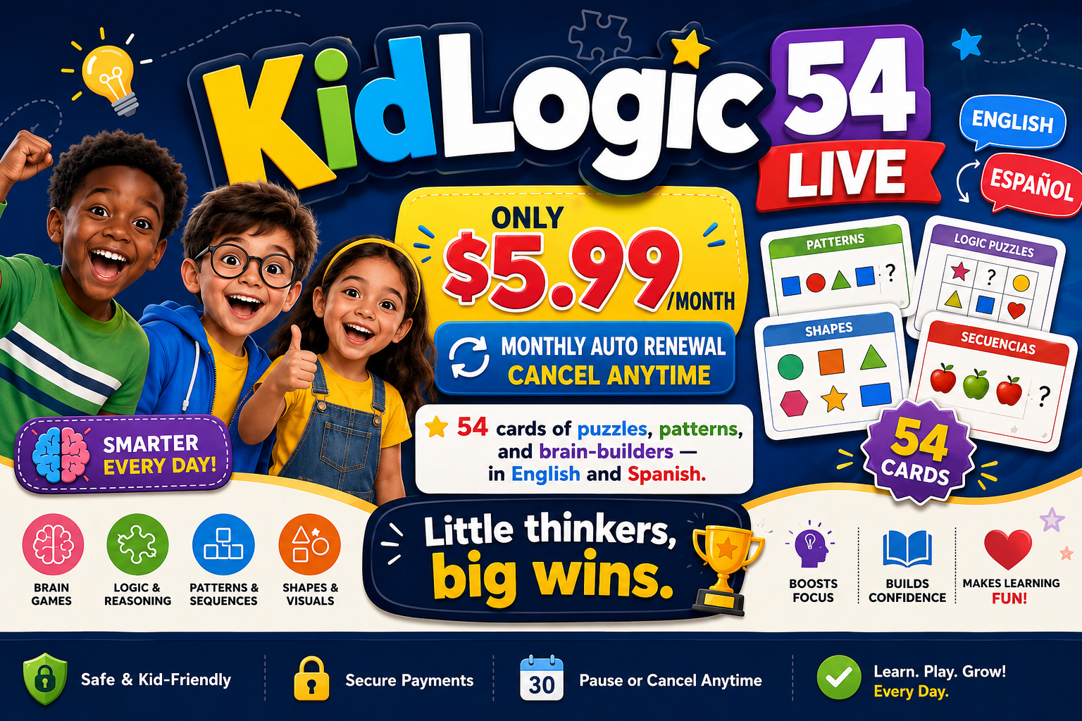 KidLogic 54™ LIVE 