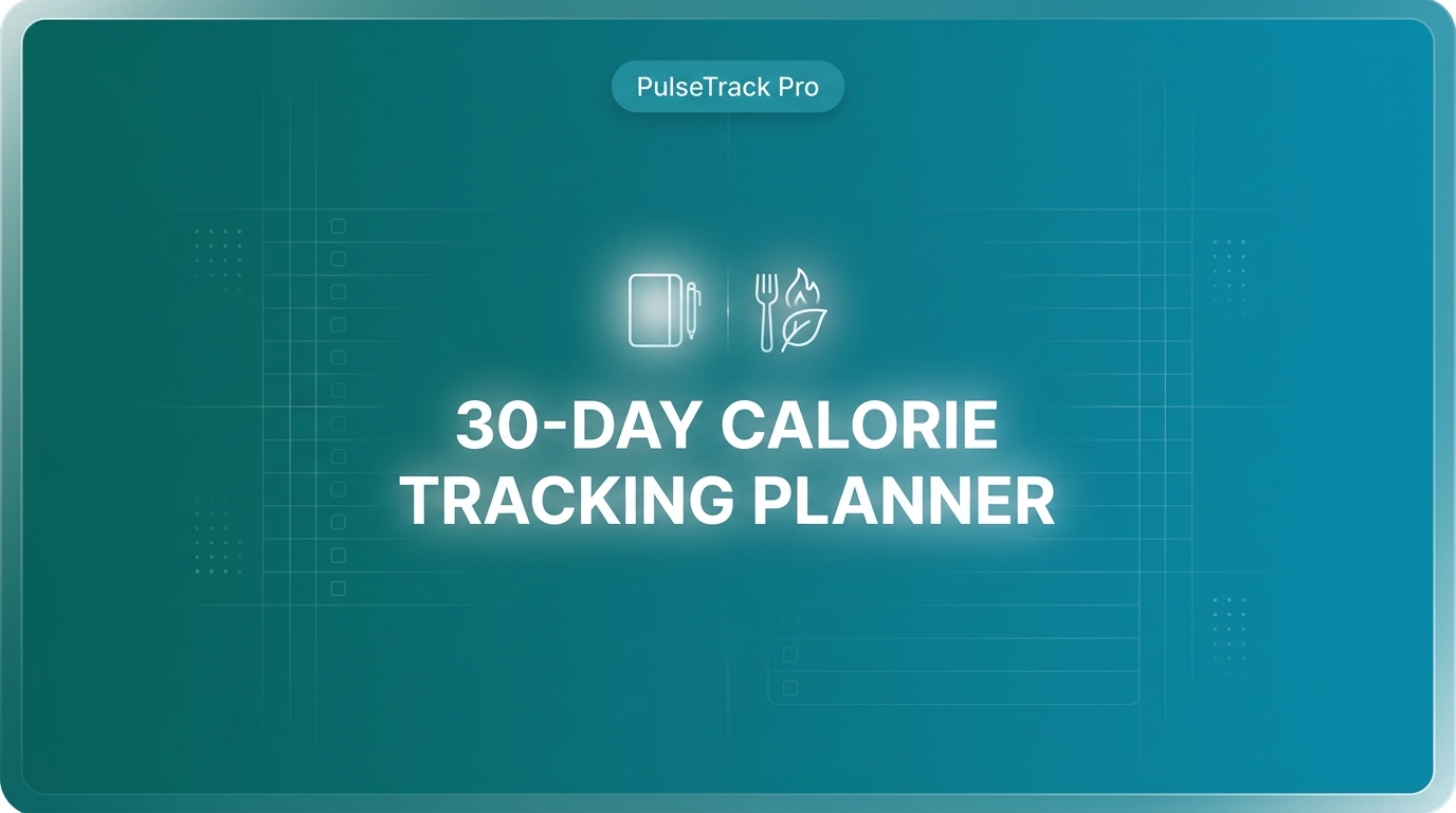 30-Day Calorie Tracking Planner