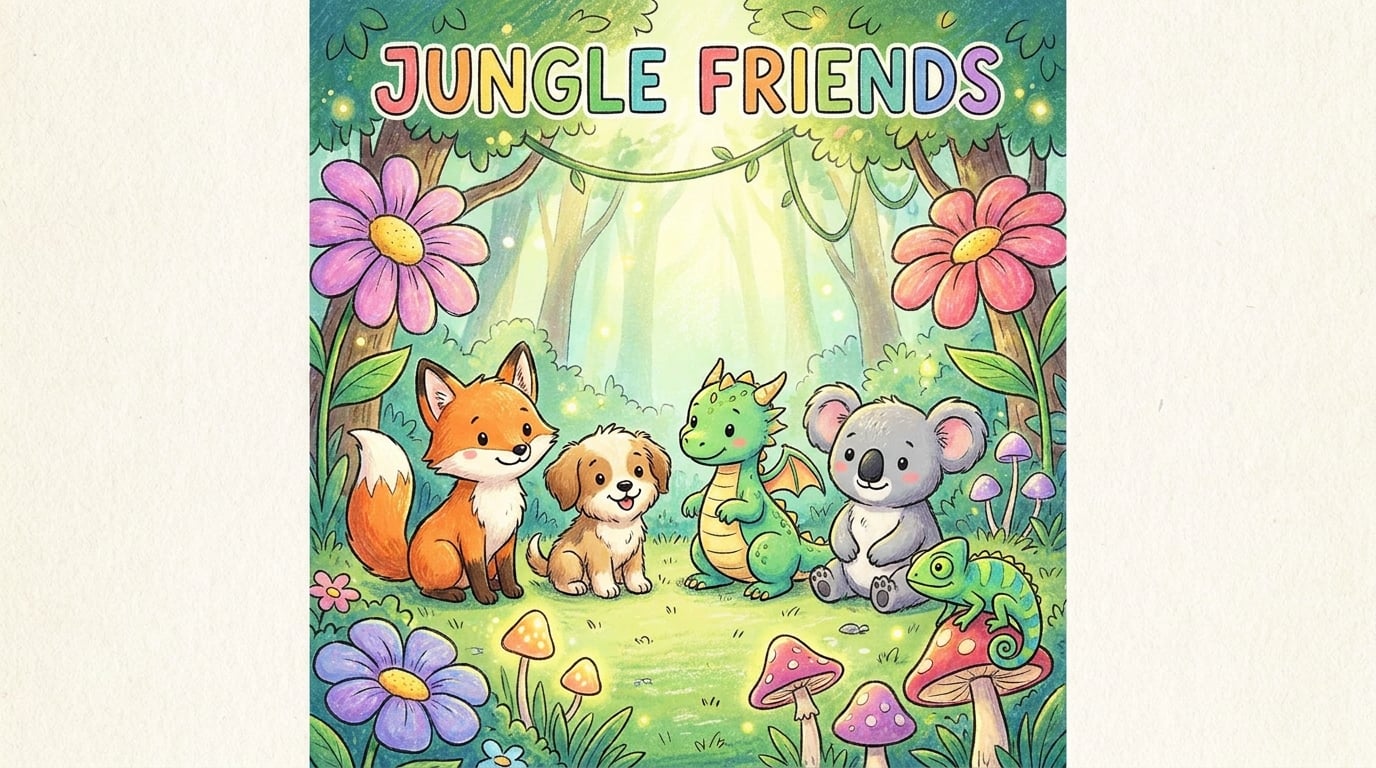 Magical Friends Coloring Book