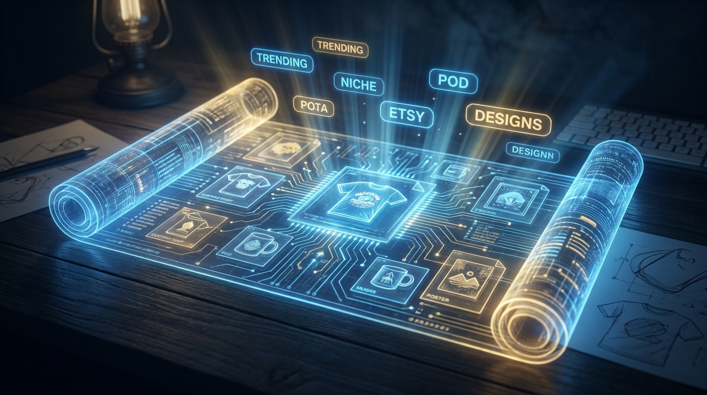 AI Etsy POD Weekly Niche & Listing Blueprint