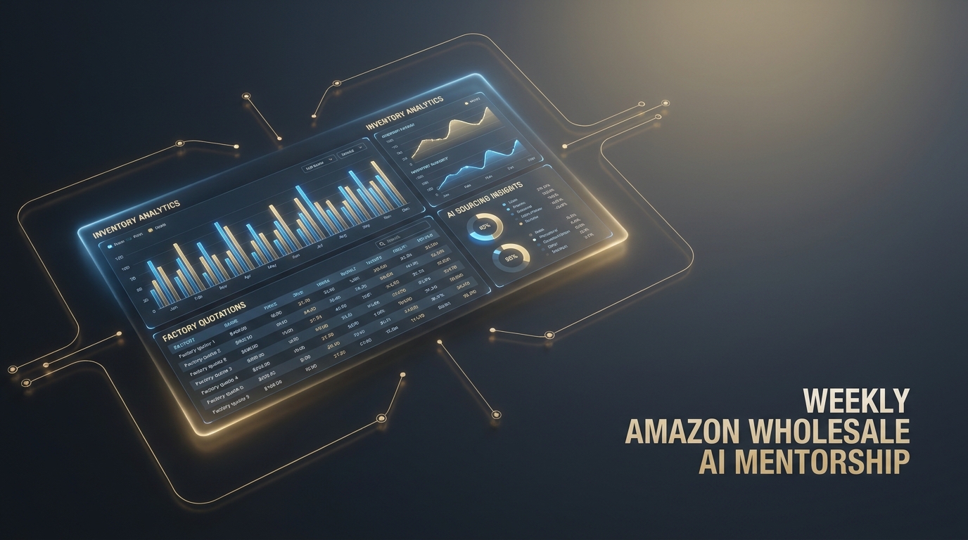 AI Amazon Wholesale Sourcing Weekly Automation Mentorship