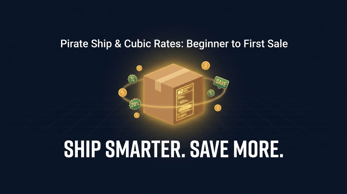 Pirate Ship & Cubic Rates: Beginner to First Sale