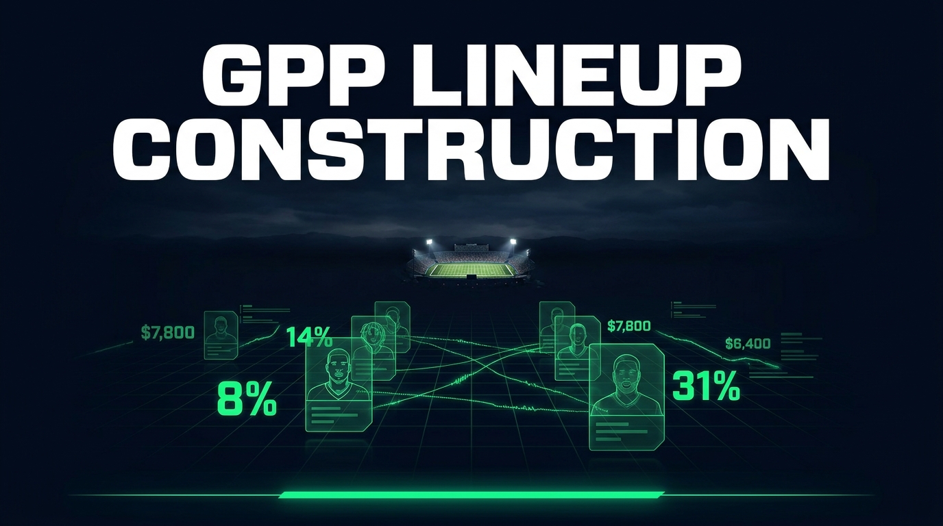 DFS NFL GPP Lineup Construction Guide