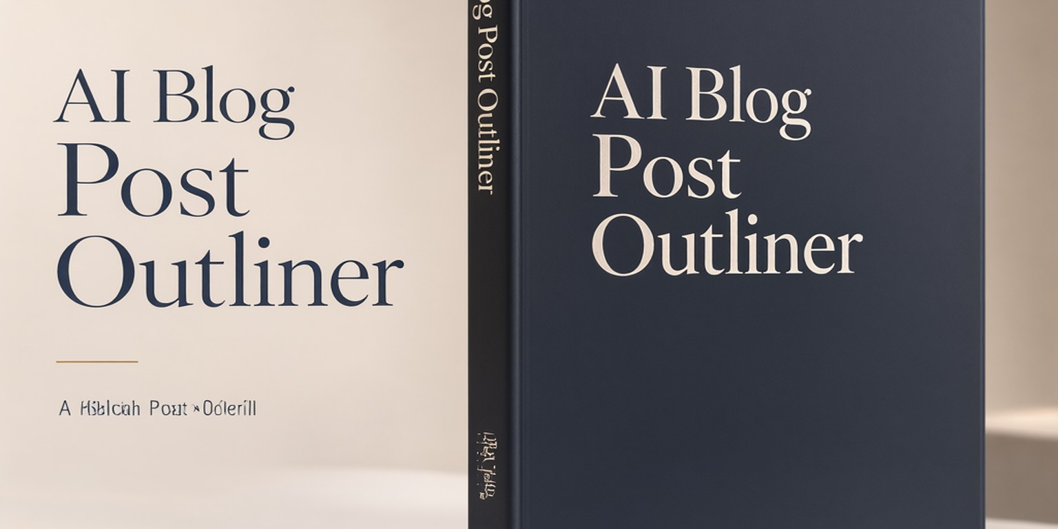 AI Blog Post Outliner - 100 SEO-Optimized Templates