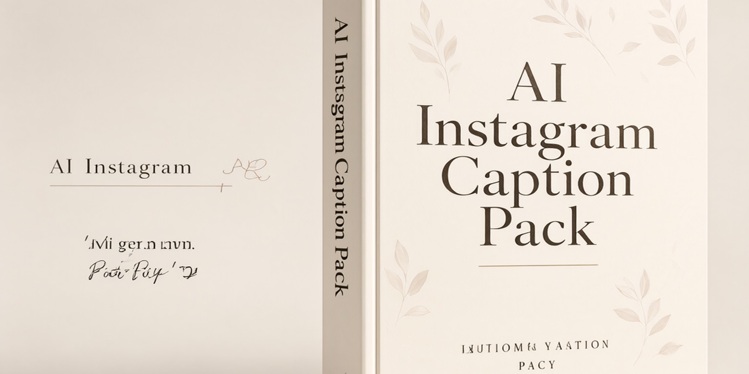 AI Instagram Caption Pack - 300 Captions for Every Niche
