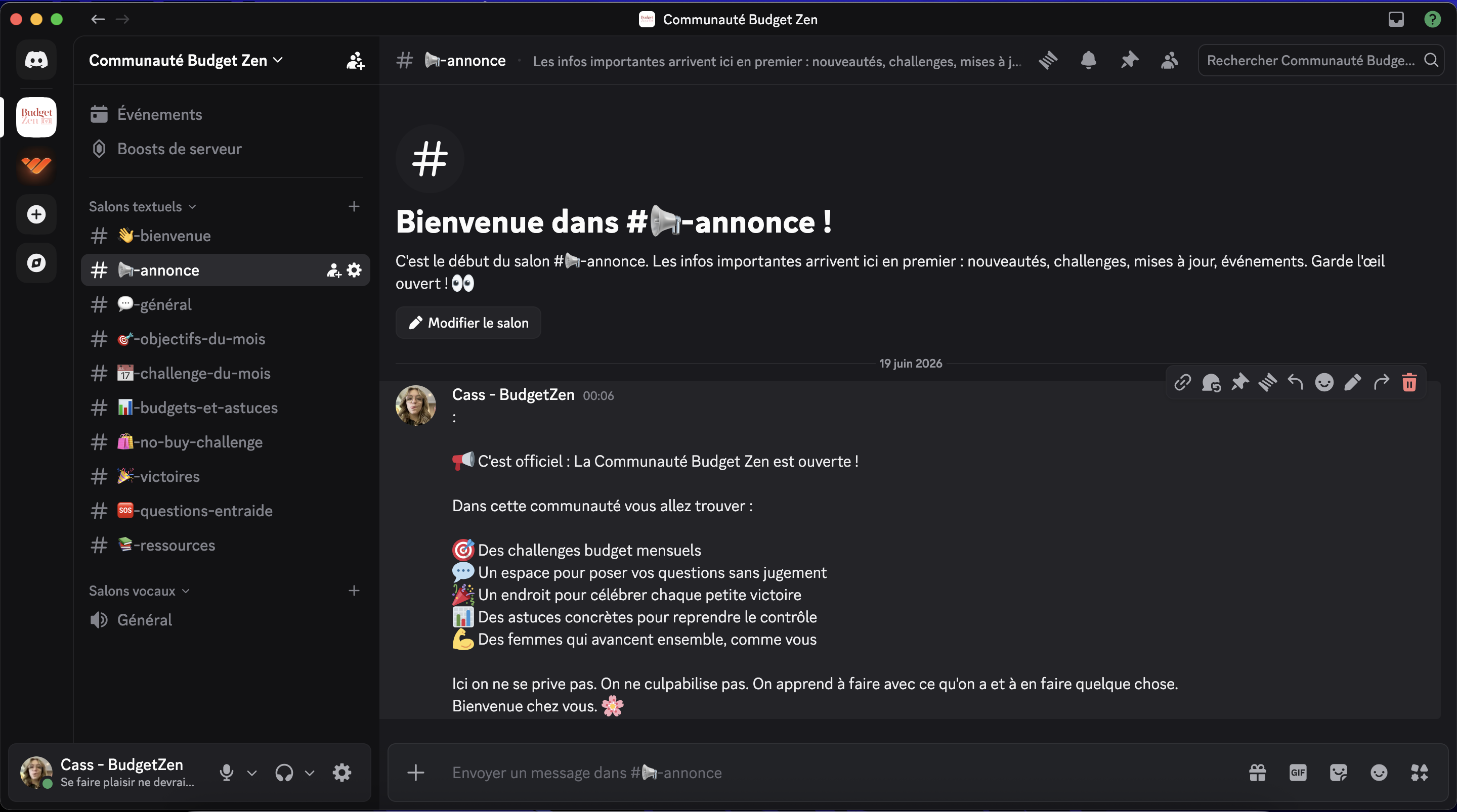 Abonnement Communauté Budget Zen