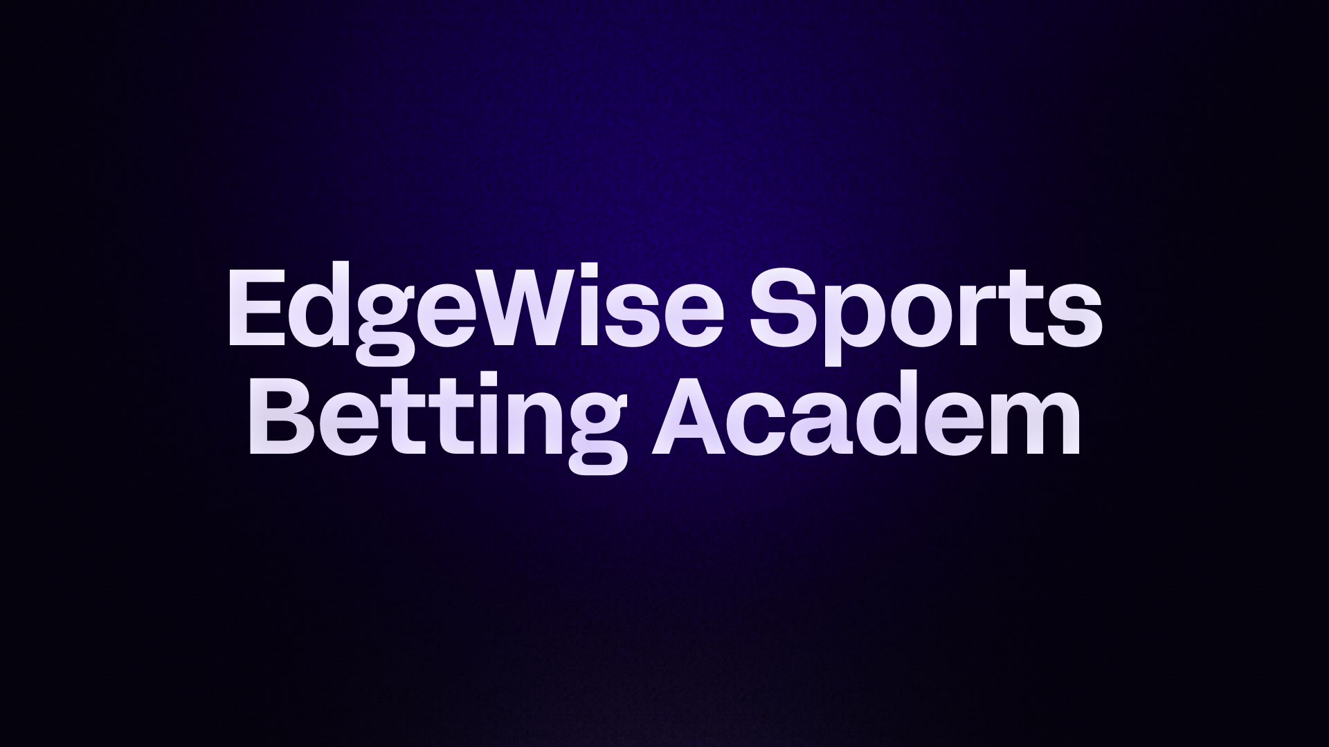 Parlay Mastery Bootcamp