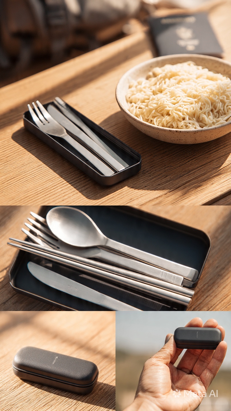 Eco Travel Cutlery Kit