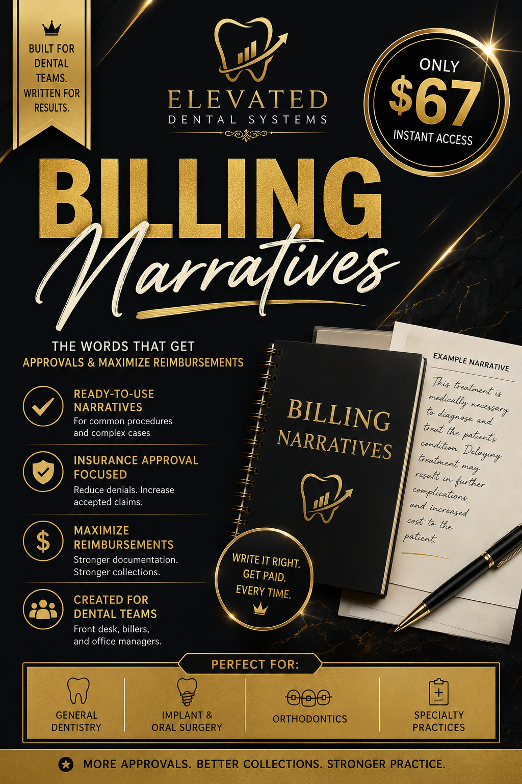 Dental Insurance Billing & Narrative Guide