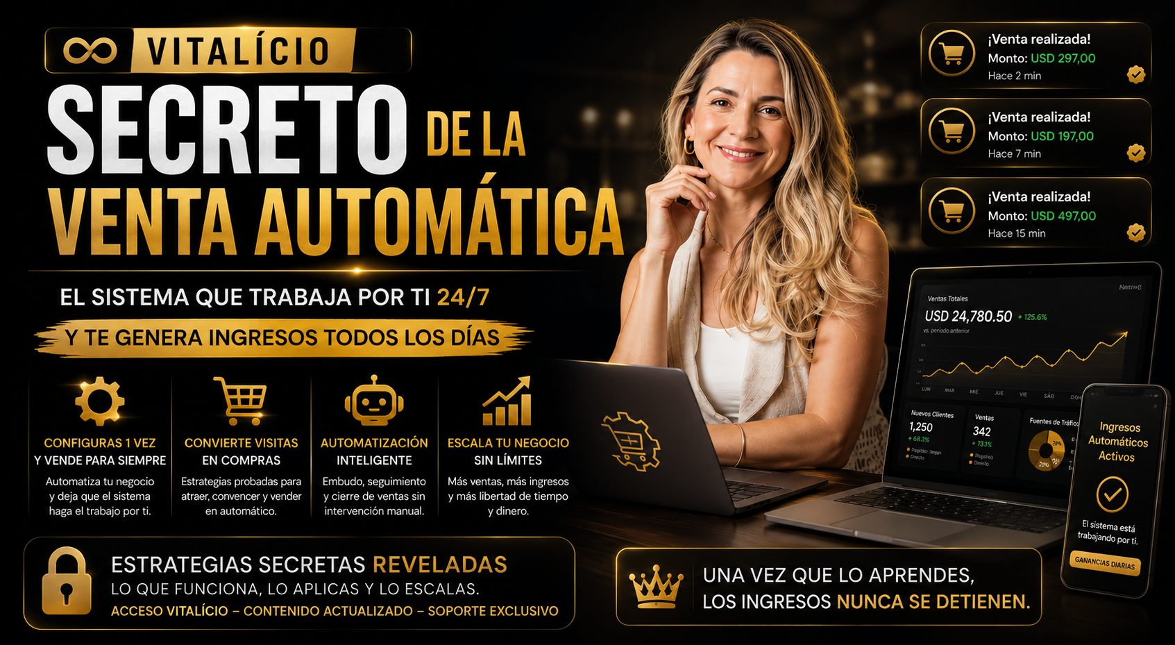 Vitalício - Secreto de la Venta Automática 