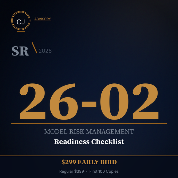 SR 26-02 Model Risk Management Readiness Checklist