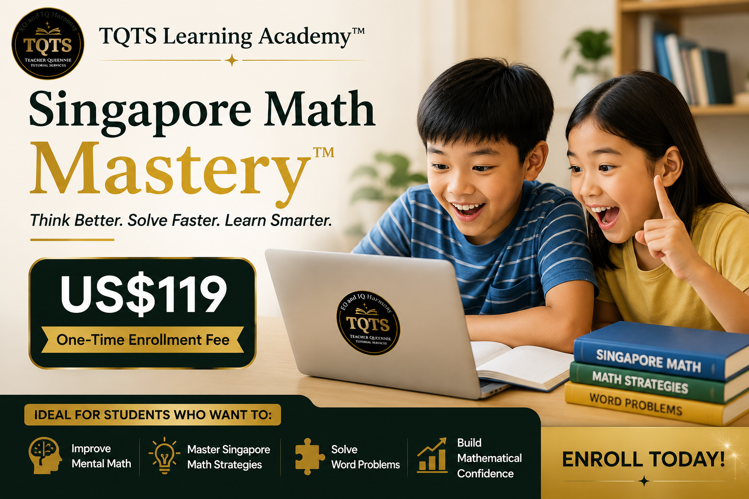 Singapore Math Mastery™Personalized Singapore Math lessons that help students th