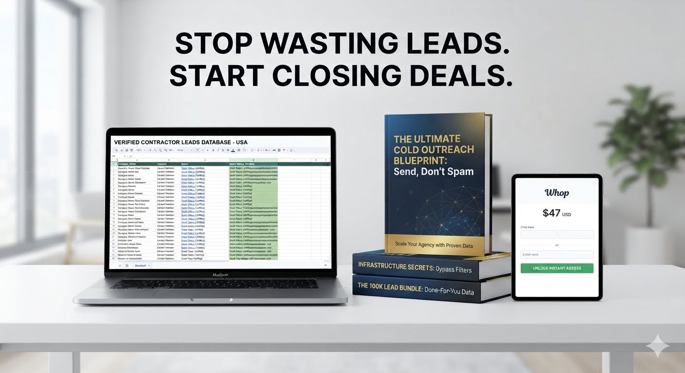 Tier 3-eBook, 100 leads, PLR.  10 Fatal Mistakes Agencies Make in Cold Outbound