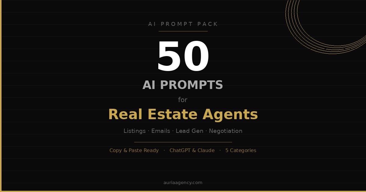 50 AI Prompts for Real Estate Agents